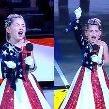 8-Year-Old Sensation Stuns with Passionate National Anthem Performance