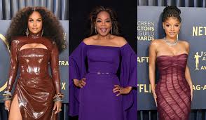 Best Dressed Celebrities at the 2024 SAG Awards: Oprah’s Stunning Gucci Gown, Ciara’s Latex Look & More