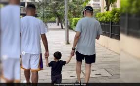 Sonam Kapoor And Anand Ahuja’s Son Vayu Enjoys Quality Time With Grandparents