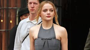 Joey King stuns in chic gray dress ahead of We Were The Lucky Ones premiere in NYC