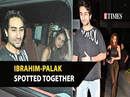 Ibrahim Ali Khan and Palak Tiwari Spotted Twinning in Black for a Night Out in Mumbai