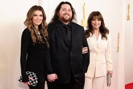 Valerie Bertinelli Stuns at 2024 Oscars Alongside Son Wolfgang Van Halen and Wife Andraia Allsop