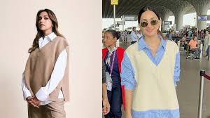 Fashion Face Off: Kiara Advani Vs Deepika Padukone – Who Rocked the Sweater Vest and Shirt Combo?