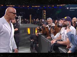 Dwayne Johnson Clashes with WWE Fan at Hall of Fame Ceremony