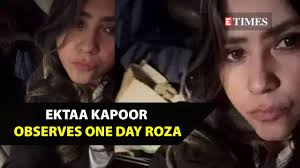 Ekta Kapoor’s Special Roza Before Eid Sparks Controversy