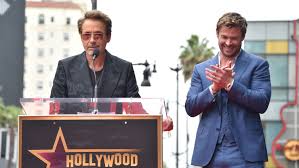 Robert Downey Jr. Roasts Chris Hemsworth at Hollywood Walk of Fame Ceremony