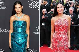 Demi Moore Stuns in Two Glamorous Gowns at Cannes Film Festival