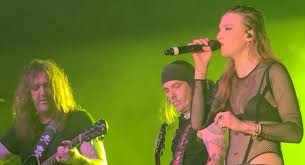 Lzzy Hale Rocks SKID ROW as Frontwoman in Illinois Casino Show