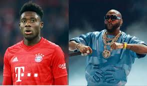 Bayern Munich Star Alphonso Davies Reveals Davido’s Songs Get Him Pumped for Matches