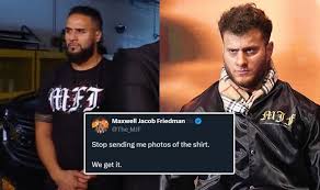 MJF Reacts to Tama Tonga’s Controversial T-Shirt Design