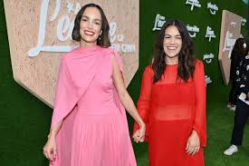 Abbi Jacobson and Jodi Balfour Tie the Knot in Stylish Row Dresses