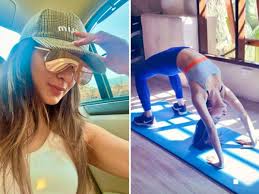 Kiara Advani Stuns in Chakrasana on International Day of Yoga 2024!