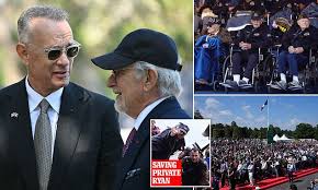 Tom Hanks and Steven Spielberg Honor D-Day Veterans in Normandy Ceremony