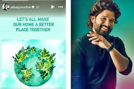 Allu Arjun Inspires Environmental Change: Let’s Unite for a Better Home