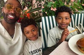 Tristan Thompson Enjoys Lunch Date with Son Prince: Rare Photos Inside