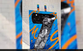 Capturing the Epic Moment: MS Dhoni’s 2011 World Cup Victory Immortalized in Art