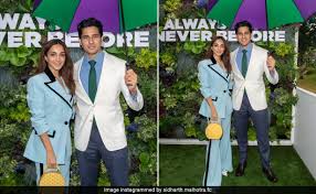 Kiara Advani And Sidharth Malhotra Turn Heads With Their Wimbledon Fashion