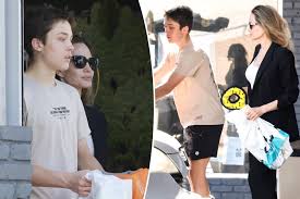 Angelina Jolie Steps Out with Son Knox in Los Angeles: Rare Sighting of the Jolie-Pitt Family