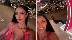 Maya Jama stuns in red latex on Love Island: ‘I’m 100% natural’ declares the TV star