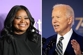 Octavia Spencer Joins Joe Biden in Detroit Rally for Epic Showdown