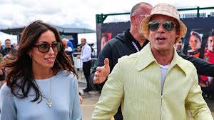 Brad Pitt and Ines de Ramon Steal the Spotlight at British Grand Prix