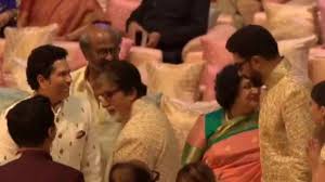 Sachin Tendulkar and Amitabh Bachchan steal the show at the Ambani wedding